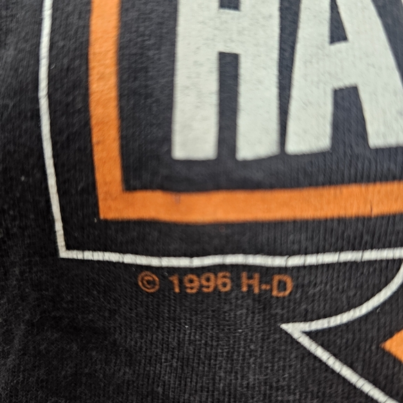 Vintage 1996 Harley-Davidson T-Shirt Tennessee Cool Springs Franklin USA Made‎ - Picture 6 of 7